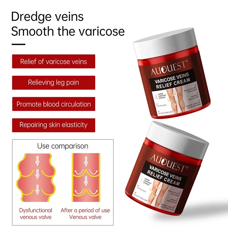 Crema venosa para abultar vasos sanguíneos de las piernas, pegamento pequeño