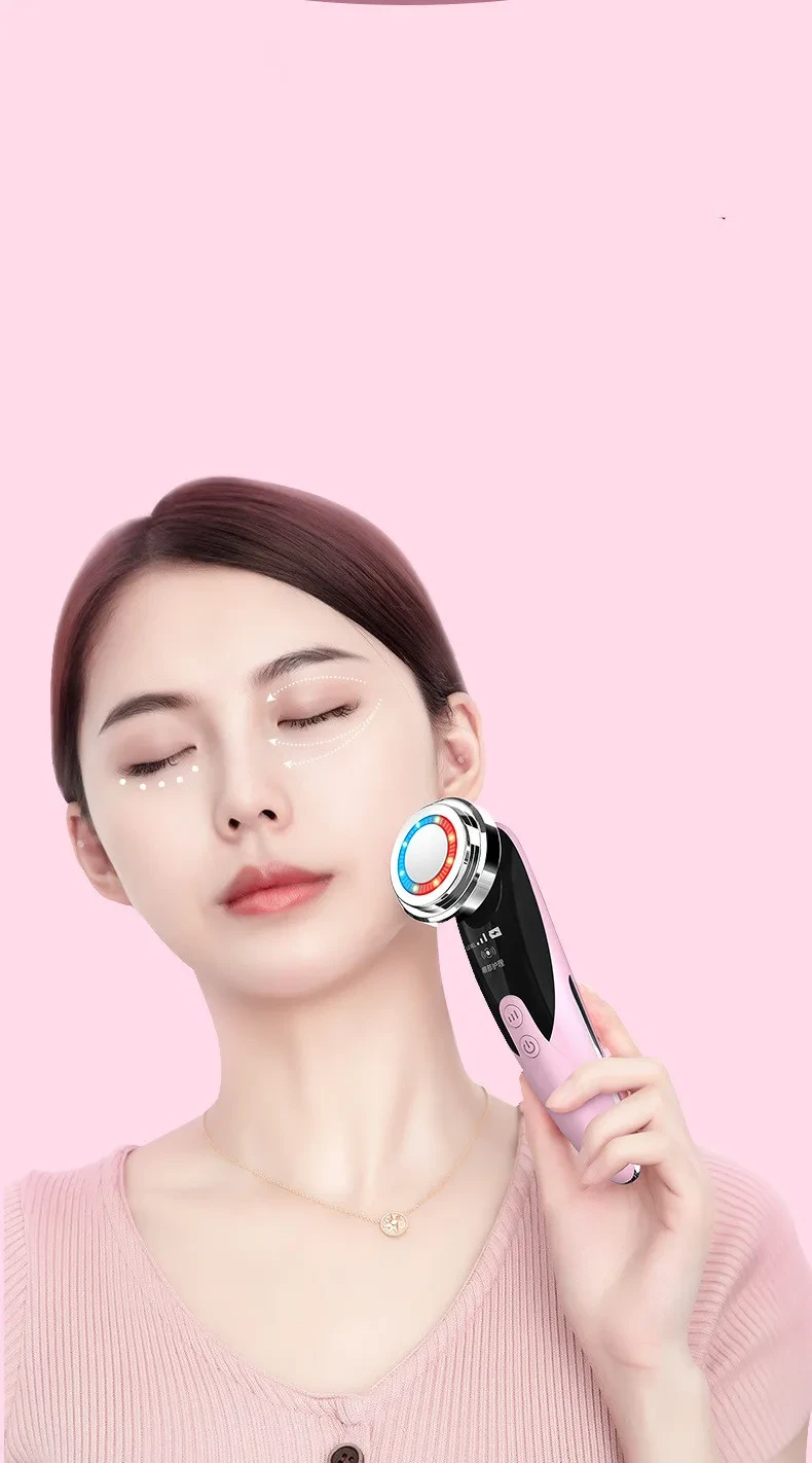 Masajeador facial reafirmante, lifting y dispositivo de lavado