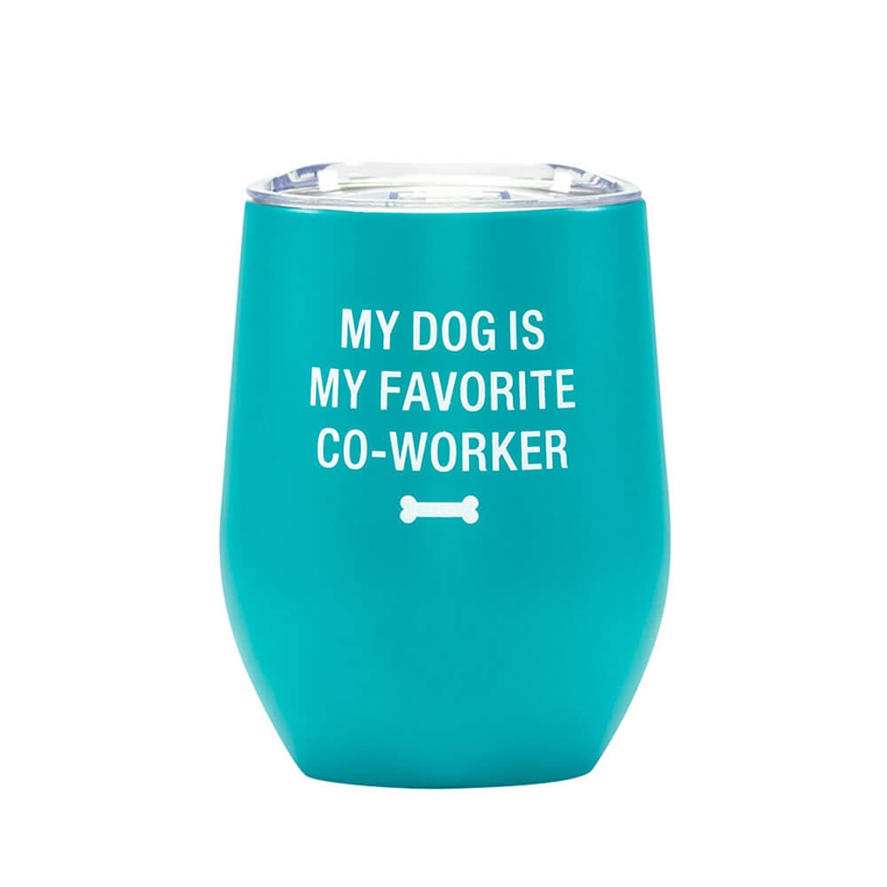 Vaso térmico para vino: compañero de trabajo favorito de mi perro
