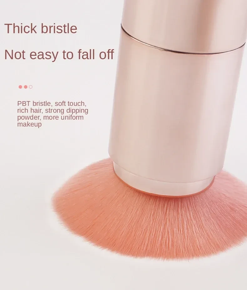 Pinceles de maquillaje multifuncionales portátiles para base y sombra de ojos