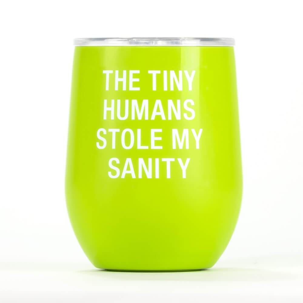 Vaso térmico para vino: Tiny Humans (verde)