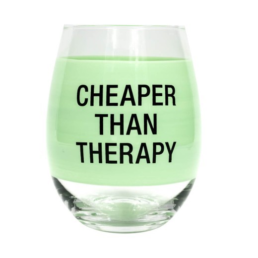 Copa de vino: más barata que la terapia (menta)