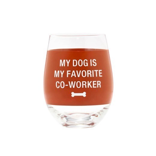 Copa de vino: Mi perro es mi favorito