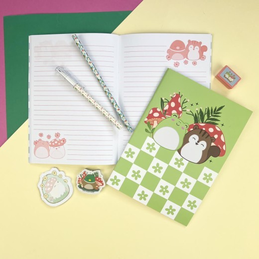 Superjuego de papelería Squishmallows Cottage Collection