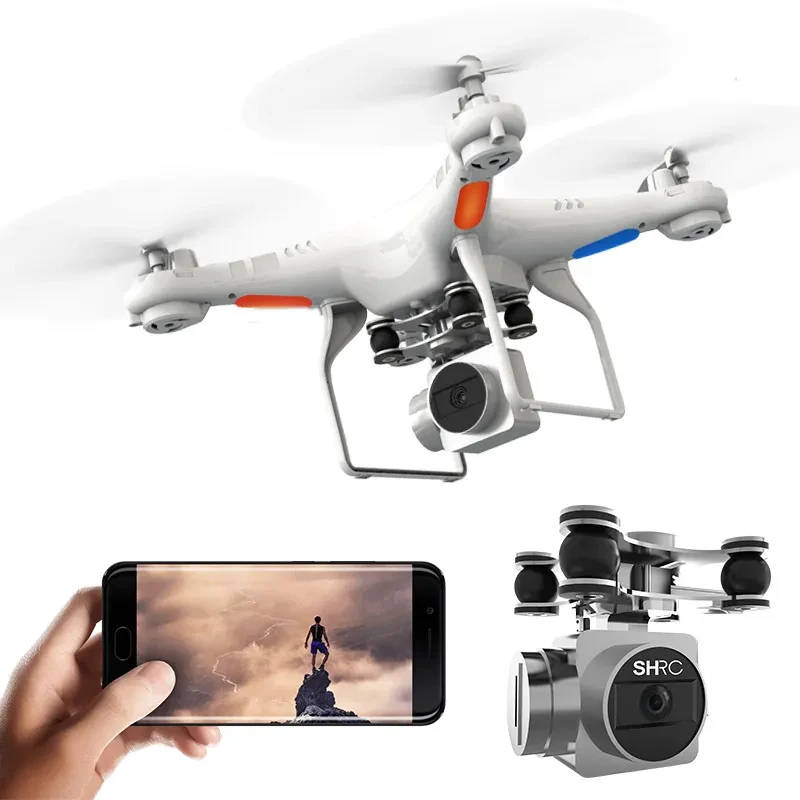 Mini helicóptero no tripulado de control remoto SH5H con gran angular de 1080P, WIFI y FPV