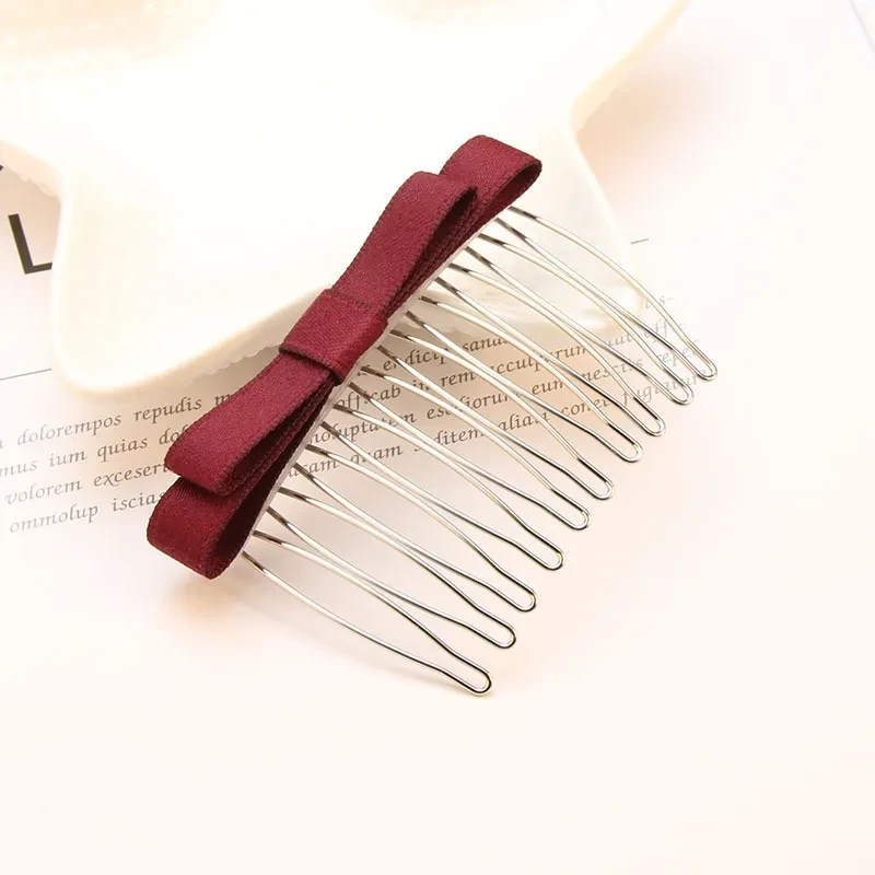 Peine con lazo para el pelo, pinza para el pelo y tocado