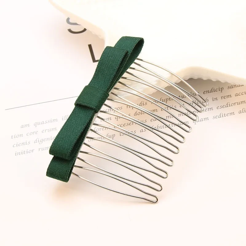 Peine con lazo para el pelo, pinza para el pelo y tocado