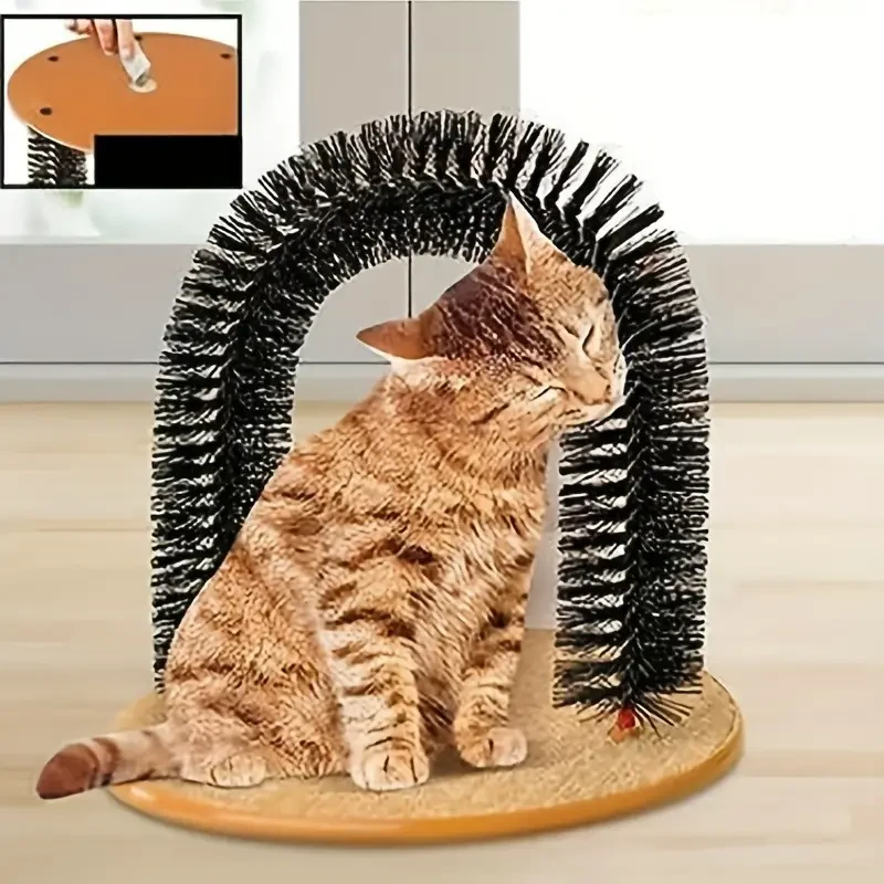 Juguete de autocuidado y masaje Cat Arch, juguete multifuncional para rascar gatos