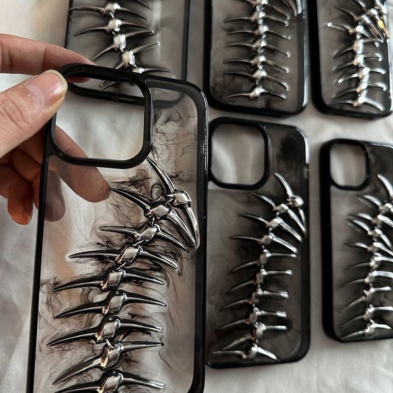 Blooming Fishbone Applicable To IPhone15promax Phone Case