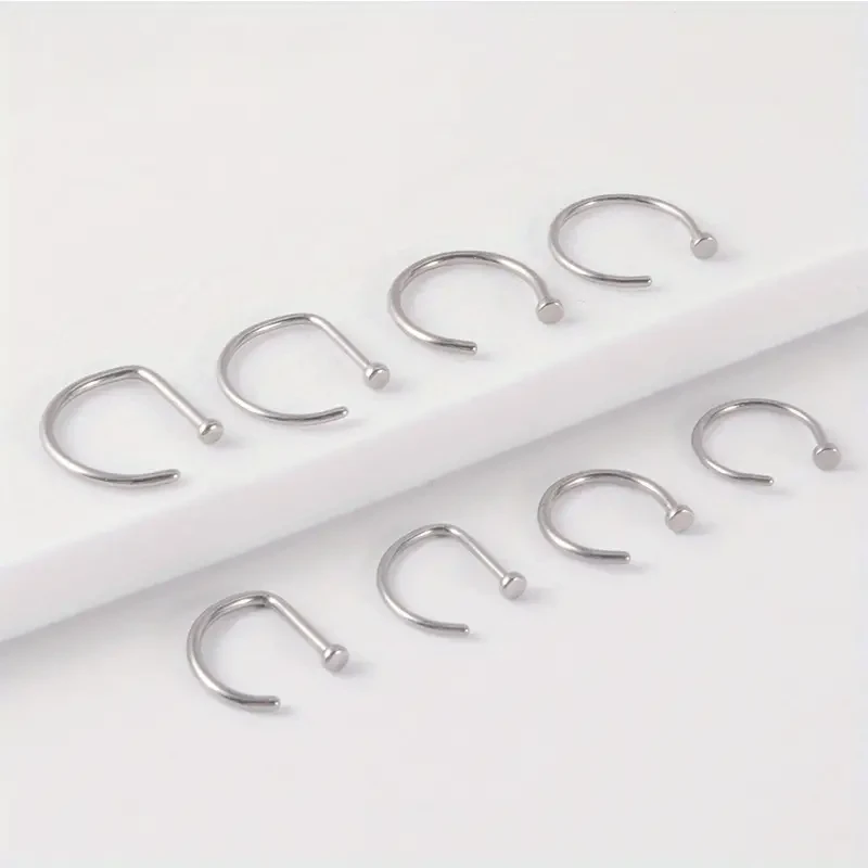Pinza nasal moderna en forma de D