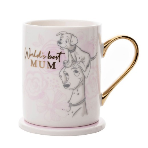 Juego de taza y posavasos: 101 Dálmatas - Mamá