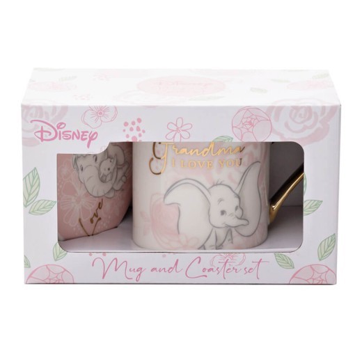 Juego de taza y posavasos: Dumbo - Abuela