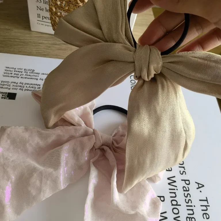 Tocado Lazo Cuerda para el Cabello de Seda Brillante
