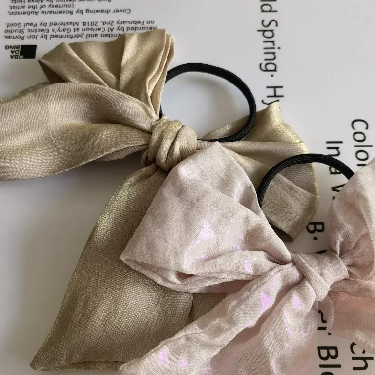 Tocado Lazo Cuerda para el Cabello de Seda Brillante