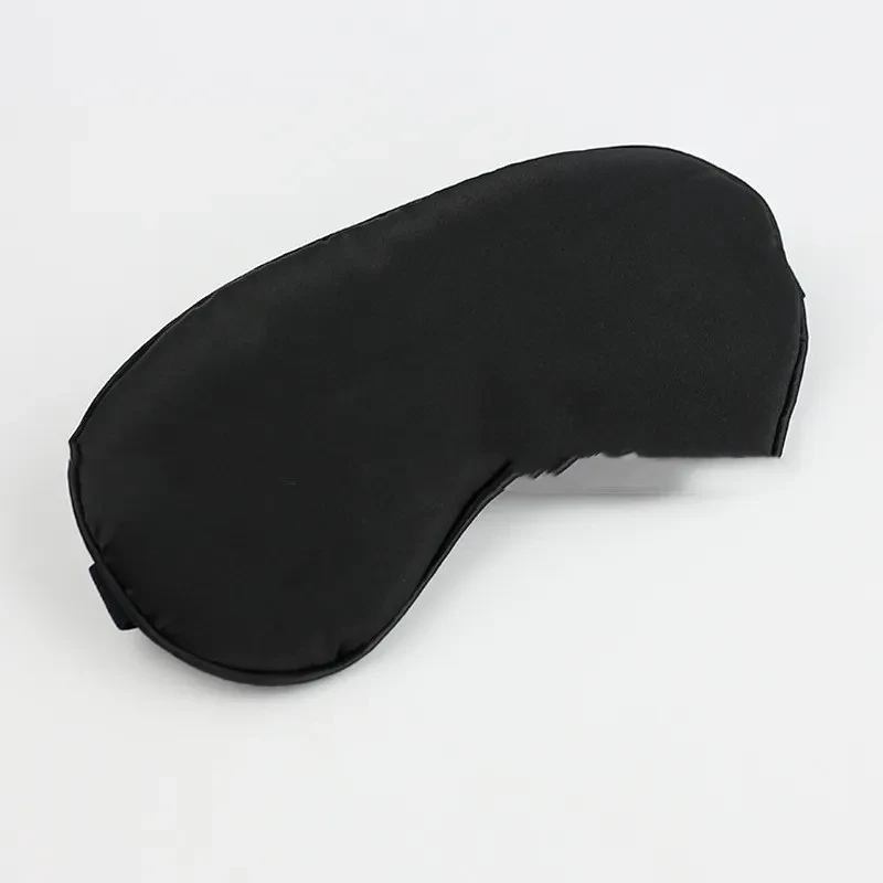 Gafas de seguridad con antifaz para dormir de seda pura y cubierta acolchada para sombra