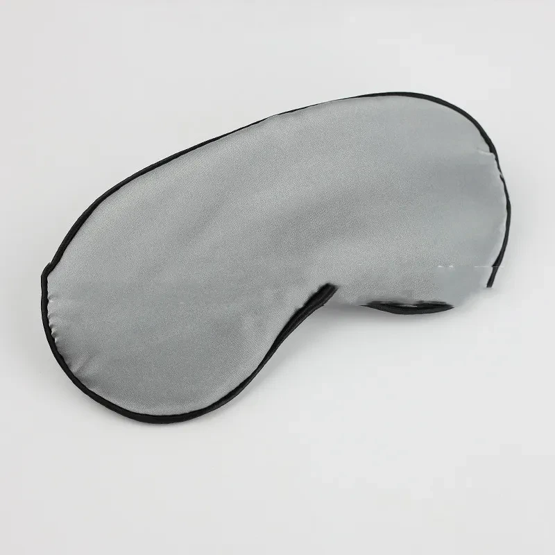 Gafas de seguridad con antifaz para dormir de seda pura y cubierta acolchada para sombra