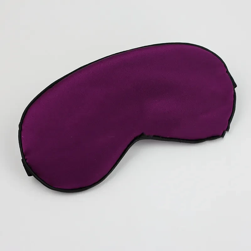 Gafas de seguridad con antifaz para dormir de seda pura y cubierta acolchada para sombra