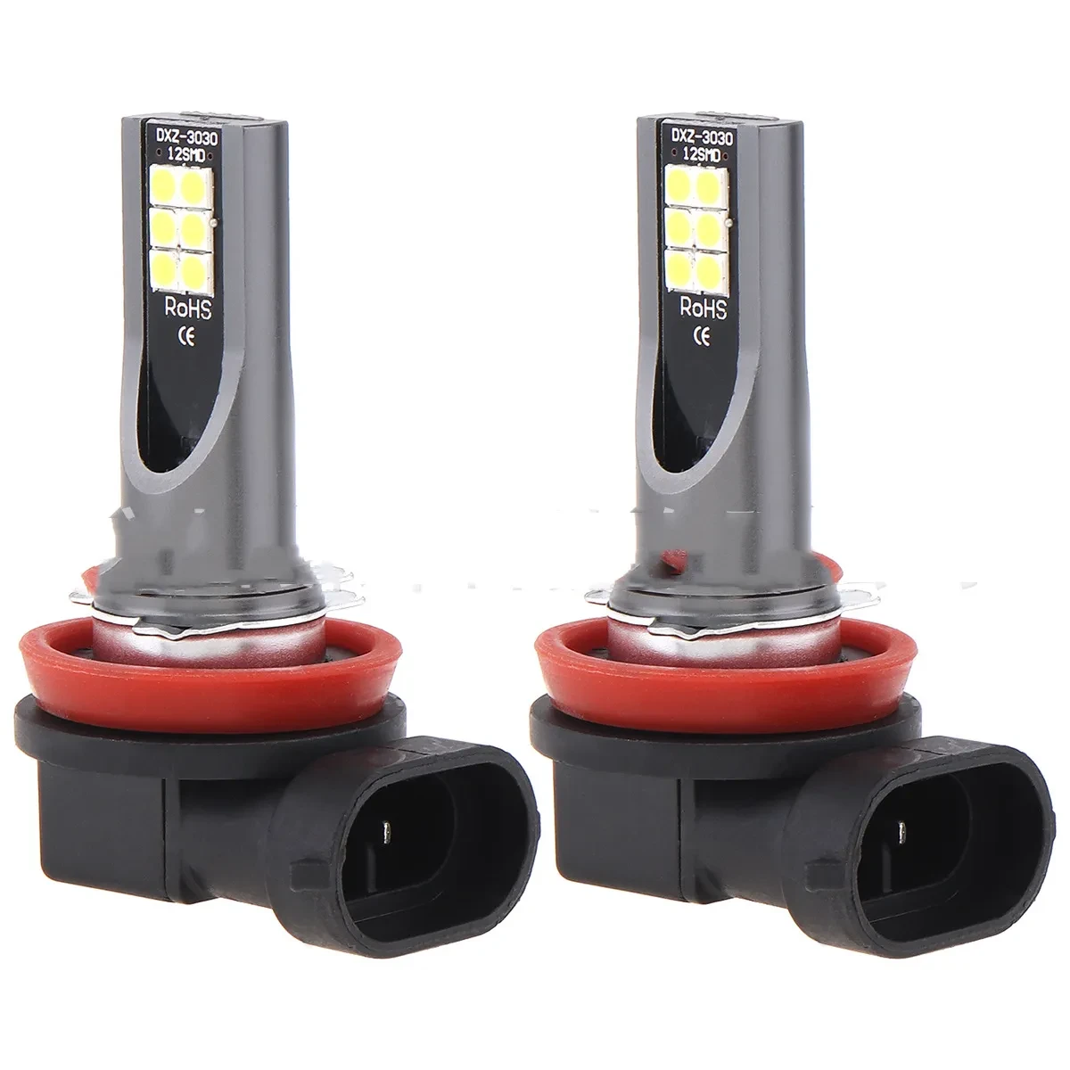 Faros delanteros LED para coche, 12-24 V CC, 6500 K