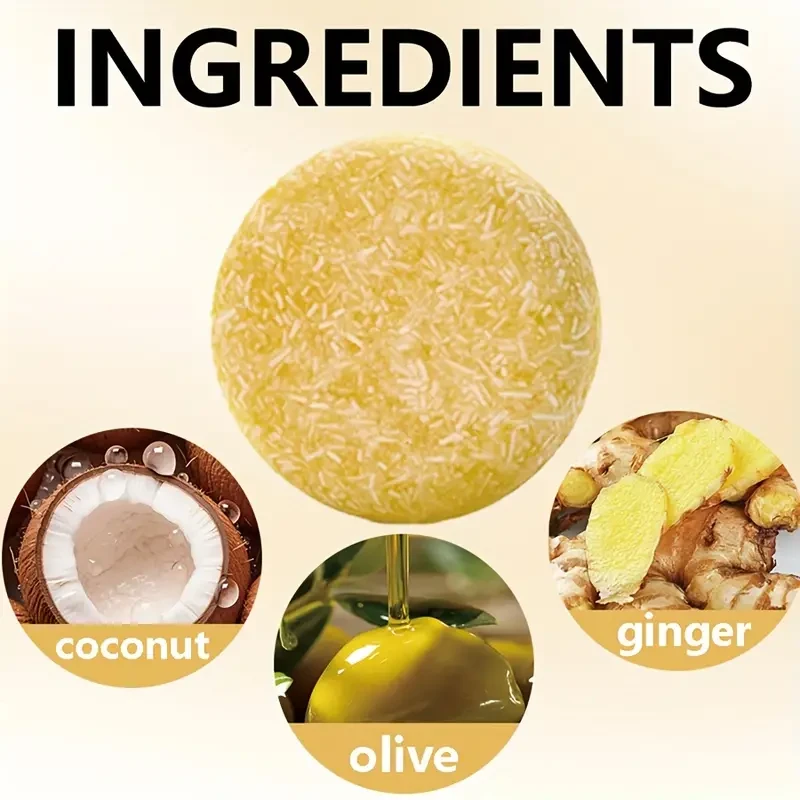 Barra de champú de jengibre de lujo Xioimy