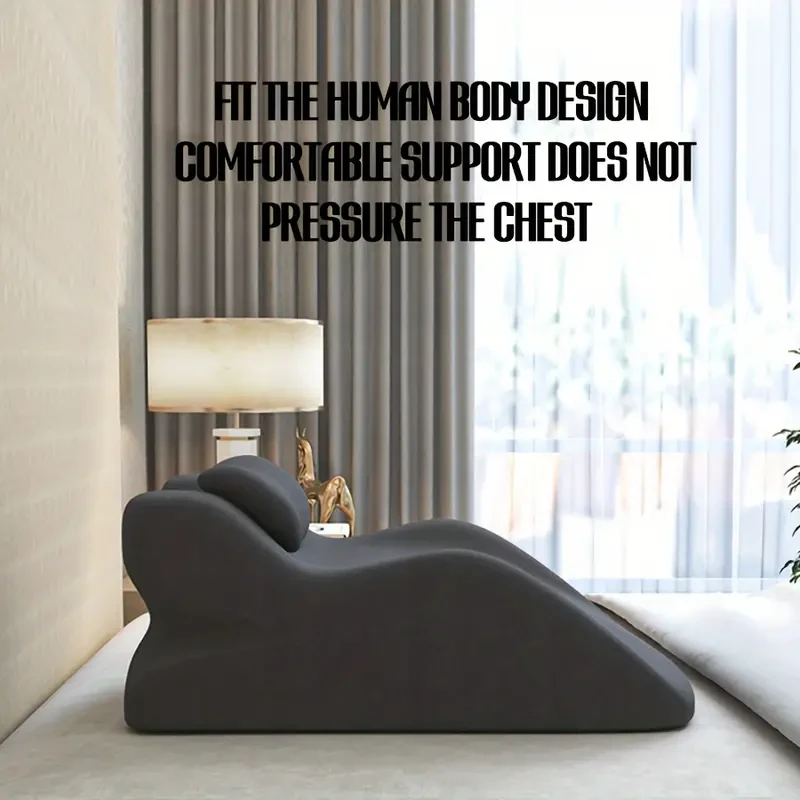 Almohada ergonómica de espuma viscoelástica para todas las posiciones de sueño: soporte para cuello y espalda