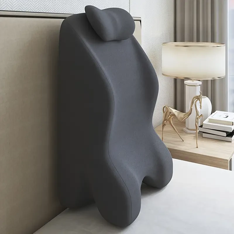 Almohada ergonómica de espuma viscoelástica para todas las posiciones de sueño: soporte para cuello y espalda
