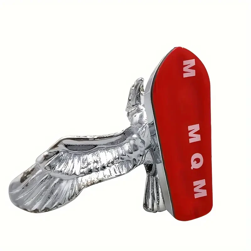 1 calcomanía metálica 3D para coche: adorno de capó con águila en vuelo