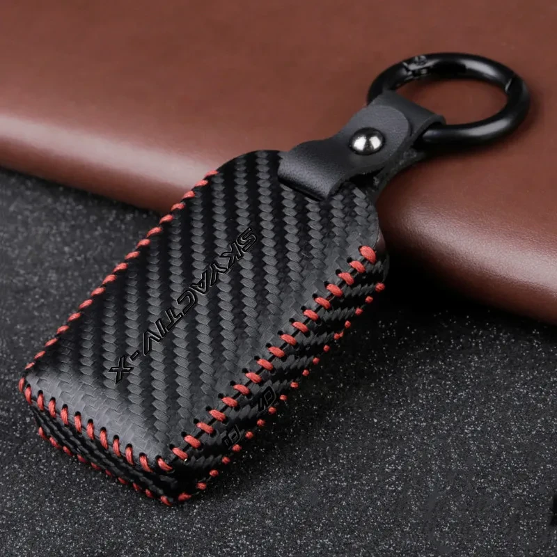 Funda de cuero para llaves de coche