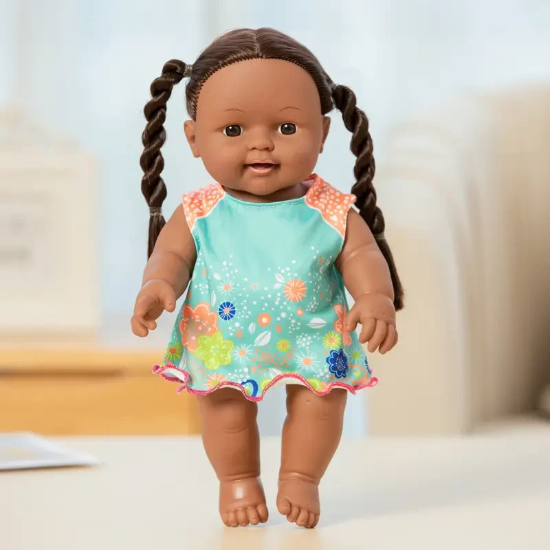 Muñeca bebé reborn realista de 12 pulgadas - Figura de muñeca de silicona para niños, juguete de goma suave para juegos de rol, dormir y disfrazarse - Regalo perfecto para Halloween, Acción de Gracias y Navidad
