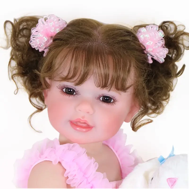 Conejito de peluche realista y abrazable de 56 cm: pelo suave con raíces, venas visibles, piel pintada en 3D, compañero adorable. Regalo perfecto para Halloween, Acción de Gracias, Navidad, Pascua y Carnaval.
