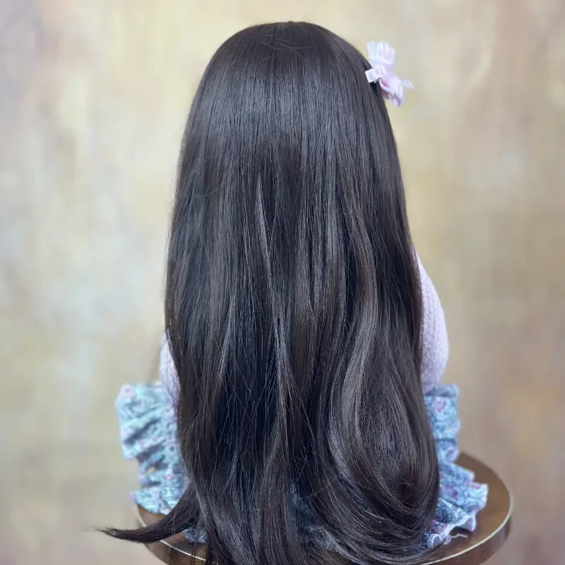 Muñeca bebé renacida realista de 55 cm y 22 pulgadas, cuerpo de silicona suave, cabello largo de princesa, ¡regalo de cumpleaños perfecto para niños pequeños!, regalos de Navidad/Halloween/Día de Acción de Gracias/Navidad/Regalo de Pascua