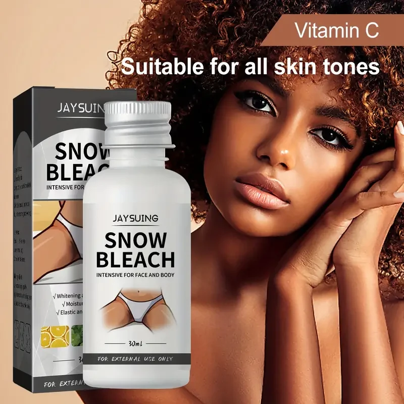 Crema blanqueadora con vitamina C para zonas íntimas.