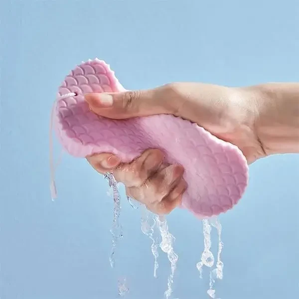 Esponja de baño para eliminar piel muerta