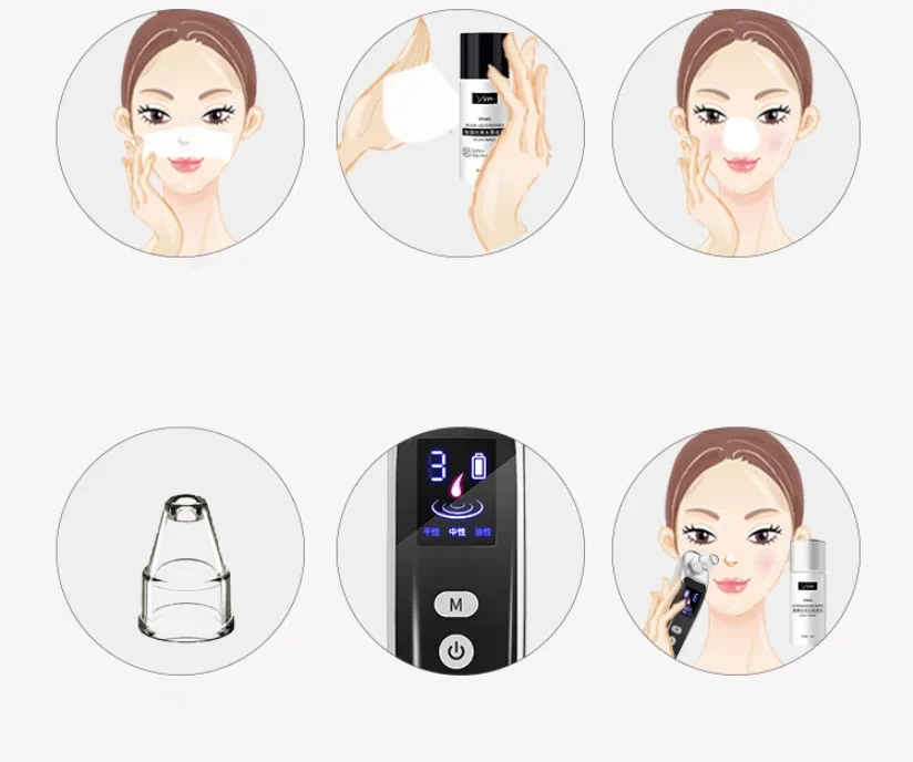 Aspirador de belleza limpio