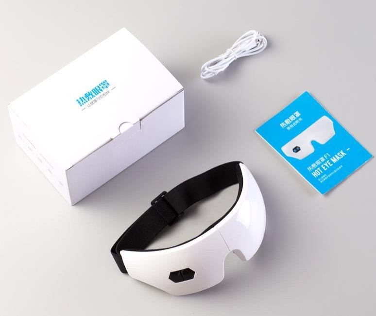 Máscara de ojos de aplicación caliente, máscara de ojos térmica, máscara de viaje para dormir, protección ligera