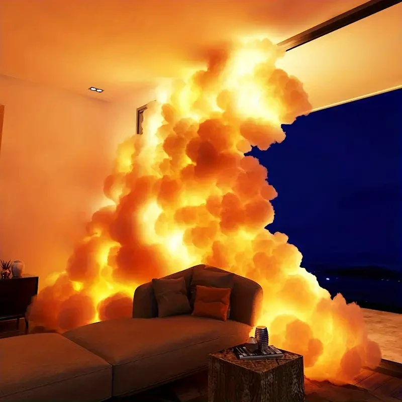 Luz LED de nube de tormenta DIY de 7 metros - Alimentación por USB, aplicación y control remoto