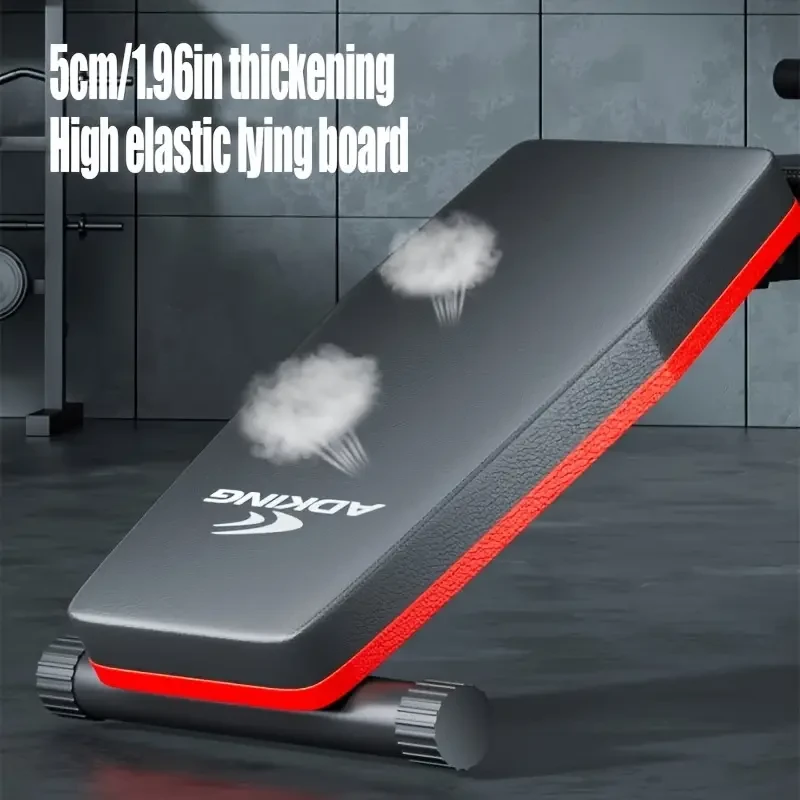 Banco de mancuernas plegable ADKING 13 en 1: ayuda ajustable para abdominales y entrenamiento de fuerza