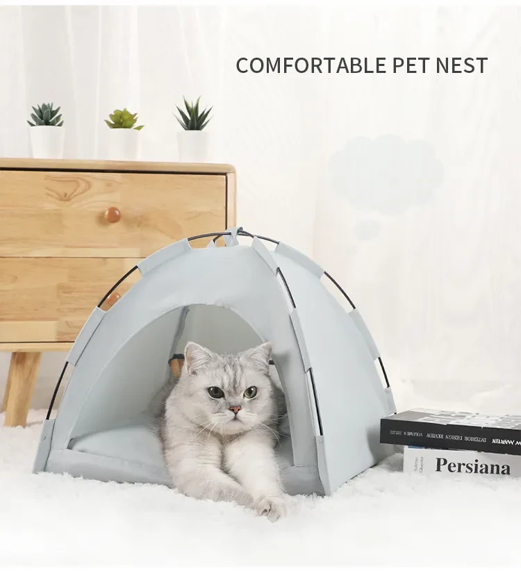 Tienda de campaña para gatos, tapete refrescante, casa para perros, sofá para mascotas, camping