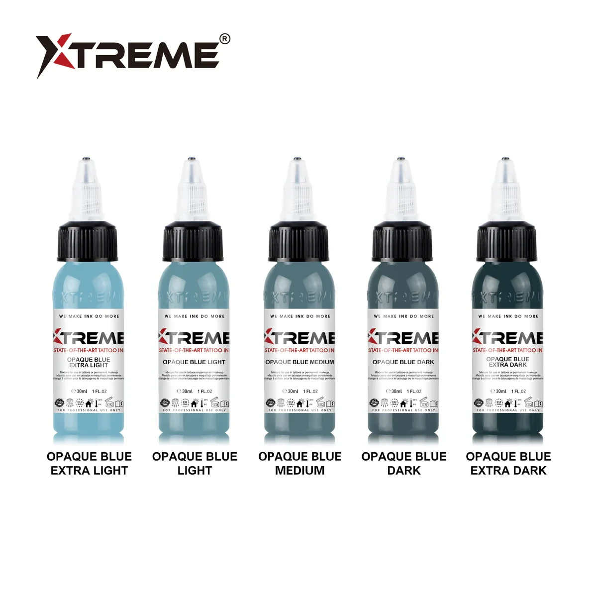 Opaque Blue Set – Xtreme Ink