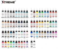 72 Colors Studio Set 1/2 oz – Xtreme Ink