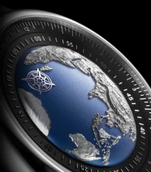 Rotating Earth Mechanical Watch