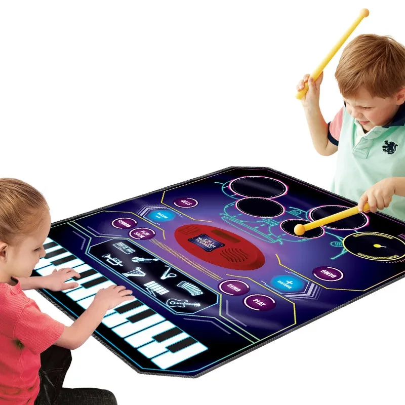 Manta de piano electrónica de juguete para niños