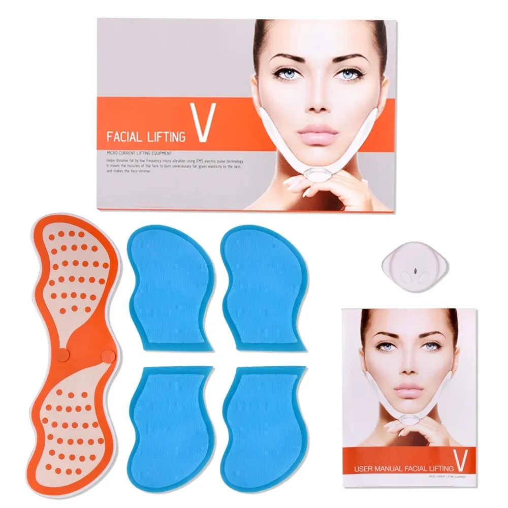 Masajeador facial adelgazante para mujeres, dispositivo de lifting facial en forma de V