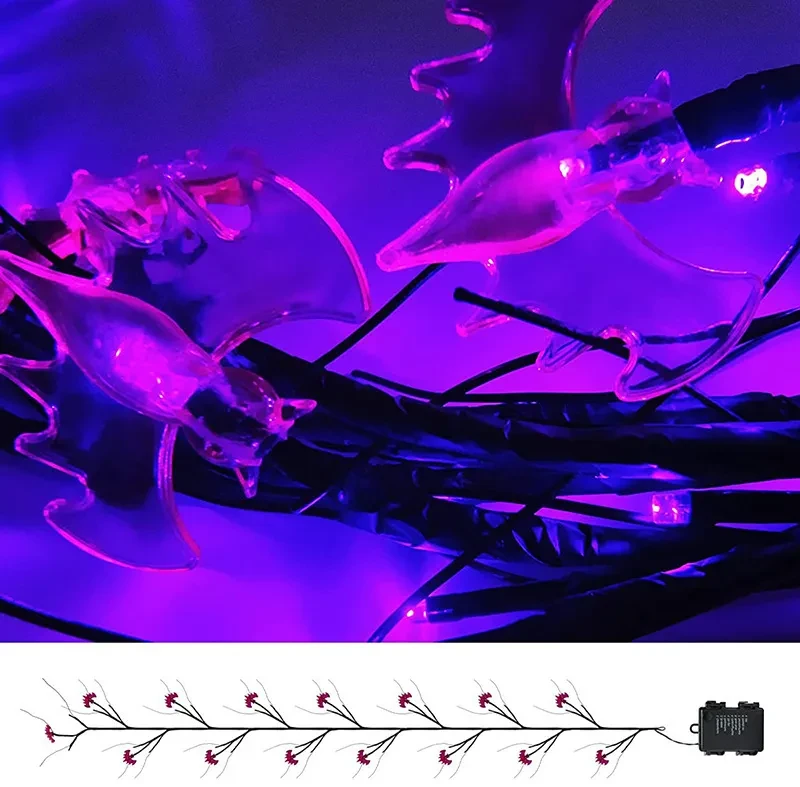 Enredadera de sauce LED para Halloween