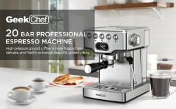 Máquina de café expreso Geek Chef