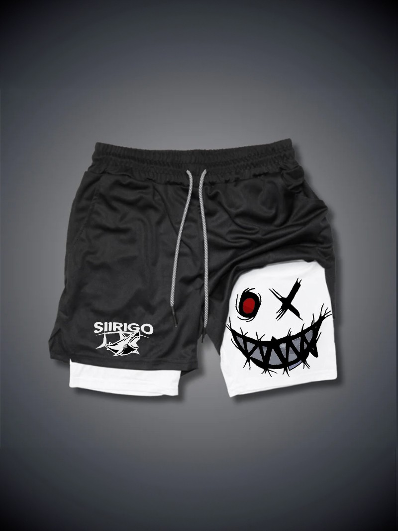 Pantalones cortos de rendimiento Smiley para hombre