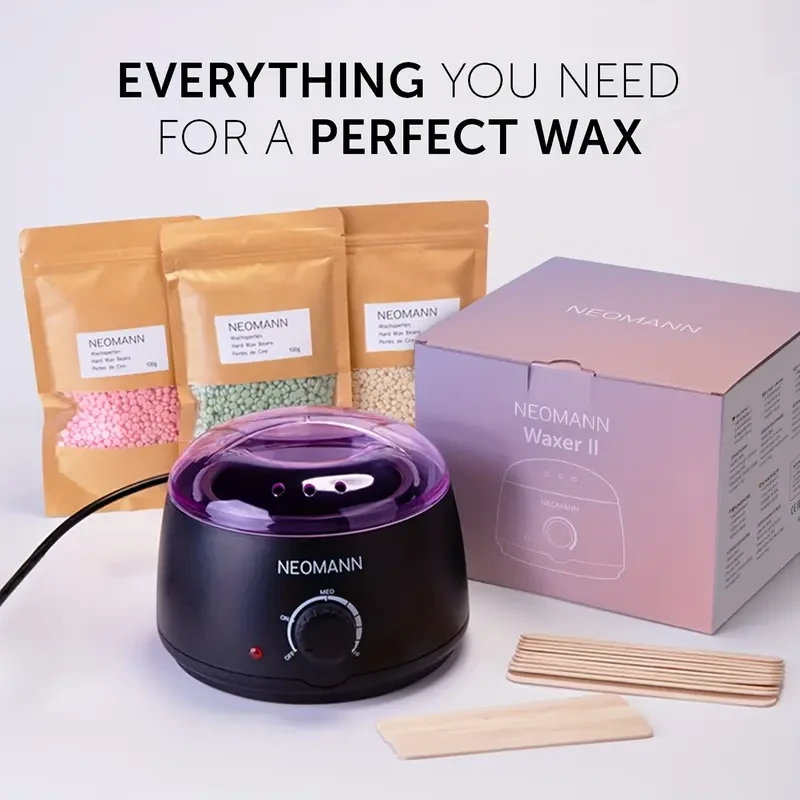 Kit de depilación con cera caliente NEOMANN Waxer II
