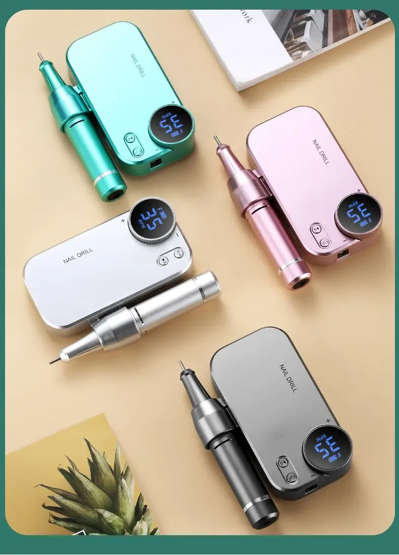 Kit de taladro portátil Efile para uñas de gel acrílico