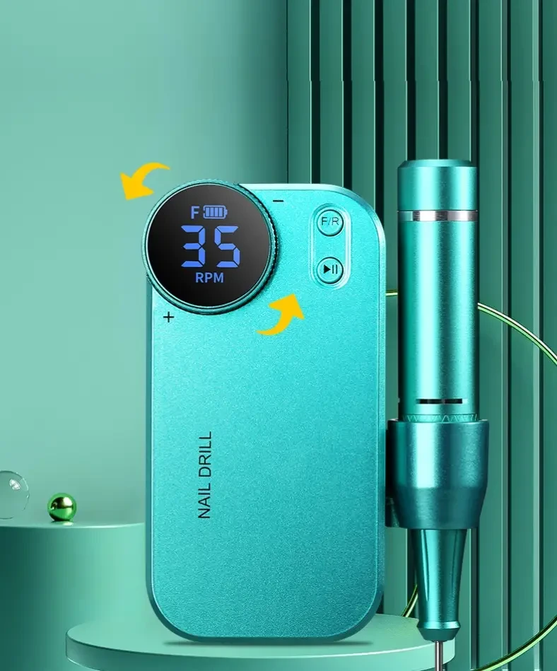 Kit de taladro portátil Efile para uñas de gel acrílico