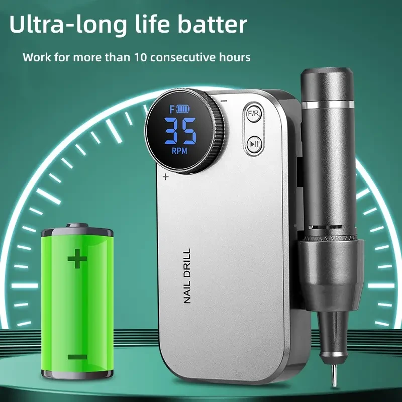 Kit de taladro portátil Efile para uñas de gel acrílico