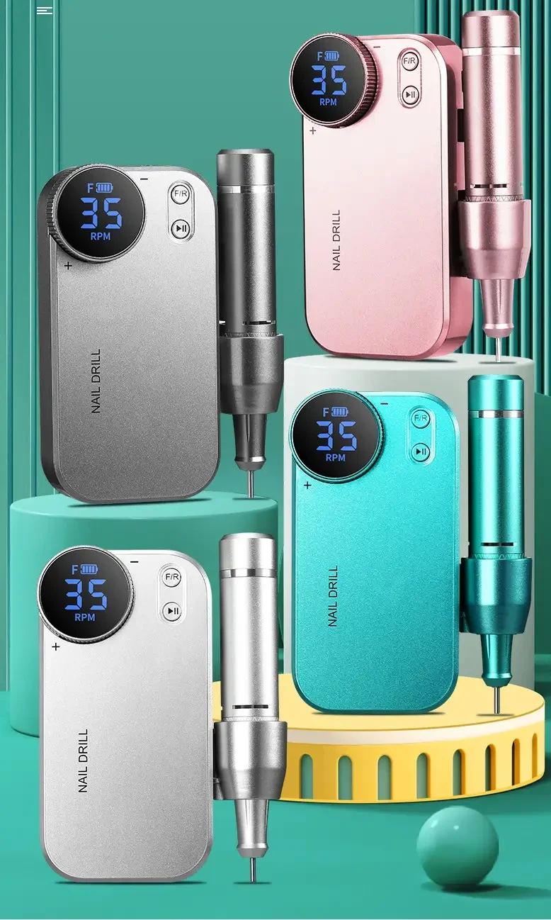 Kit de taladro portátil Efile para uñas de gel acrílico